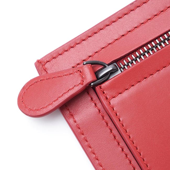 ボッテガヴェネタ BOTTEGA VENETA カードケース LEGGERO チャイナレッド レッド系 162156 vq131 6417 メンズ＆レディース