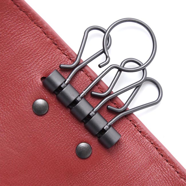 ボッテガヴェネタ BOTTEGA VENETA キーケース NAPPA ペトラ レッド系 339336 v001n 6335 メンズ＆レディース