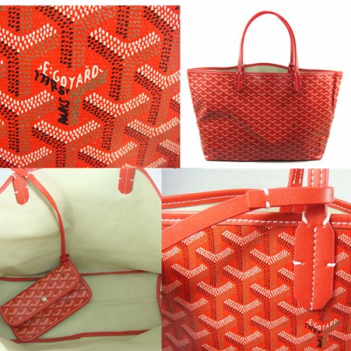 ゴヤールレッドPM/ゴヤール  トートバッグ GOYARD サンルイ 高品質 人気バッグ☆サンルイ geya50025