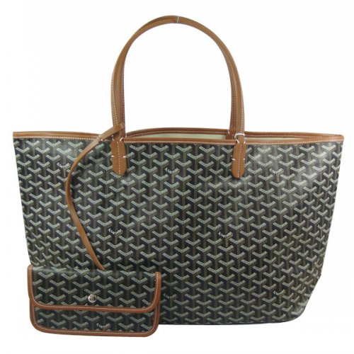 ゴヤール人気バッグ☆サンルイ GOYARD 高品質 コーヒー×黒GM geya50026