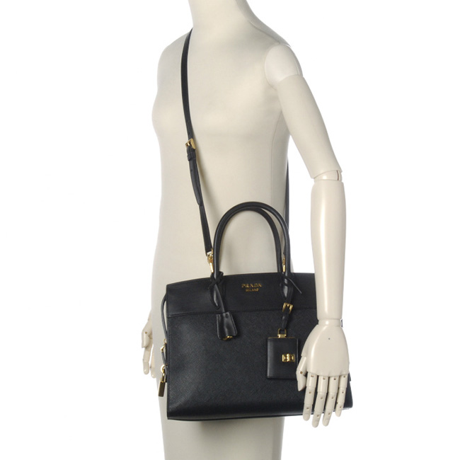 プラダ PRADA カーフスキン 2WAYハンドバッグ 1BA047 2EVU 002
