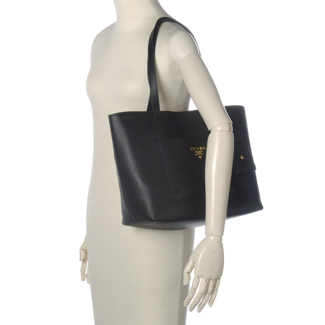プラダ PRADA カーフスキン トートバッグ 1BG048 2BBE 002