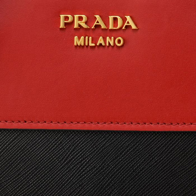 プラダ PRADA 型押しカーフスキン 2WAYハンドバッグ 1BA047 2EVU D9A