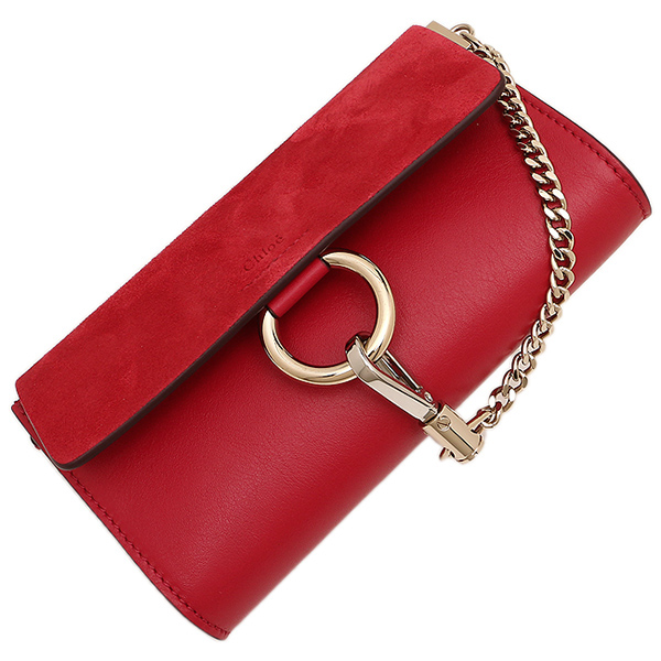 クロエ 財布 CHLOE 3P0796 H2O BJS FAYE 長財布 TULIP RED