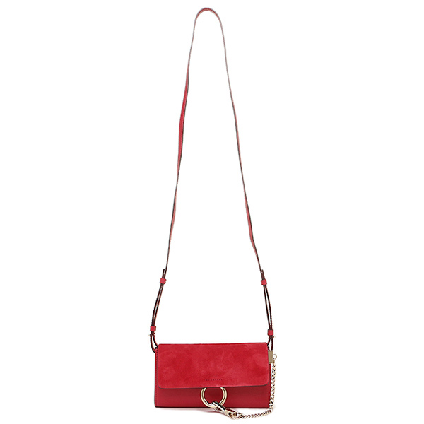 クロエ 財布 CHLOE 3P0796 H2O BJS FAYE 長財布 TULIP RED