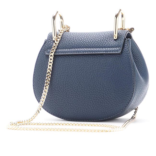 クロエ Chloe ショルダーバッグ DREW ドリュー LEATHER DENIM BLUE ブルー系 3s1038 944 bjw レディース
