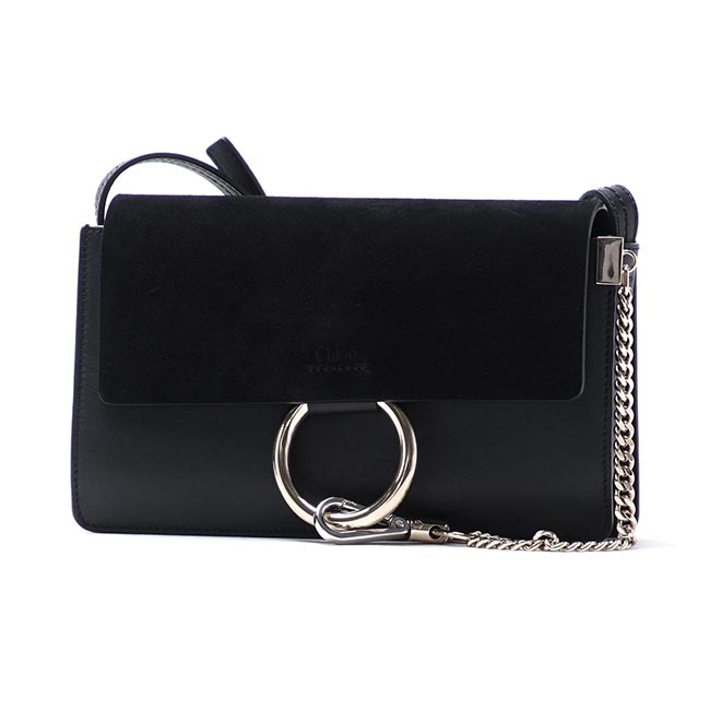 クロエ Chloe ショルダーバッグ FAYE フェイ LEATHER BLACK ブラック系 3s1127 h2o 001 レディース
