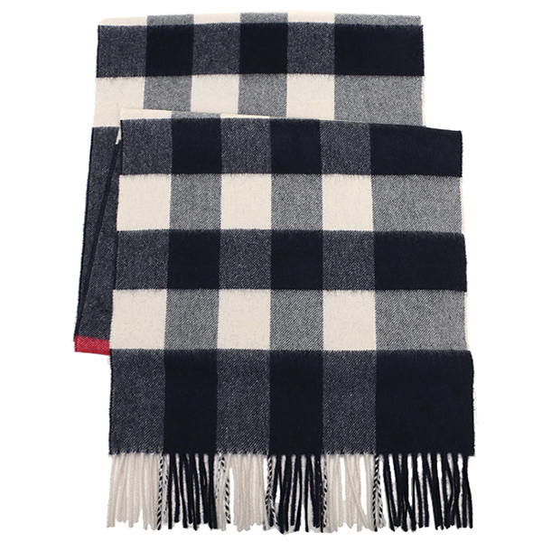 バーバリー&nbsp; マフラー BURBERRY 3878937 4100B BIG CASHMERE カシミア100％ 36×200cm NAVY