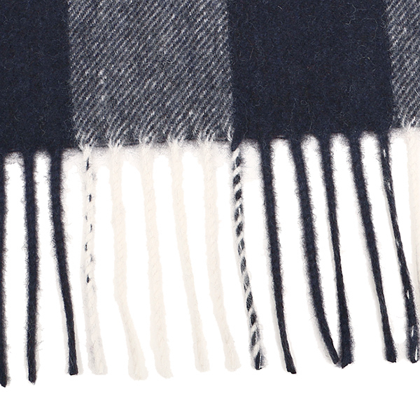 バーバリー&nbsp; マフラー BURBERRY 3878937 4100B BIG CASHMERE カシミア100％ 36×200cm NAVY