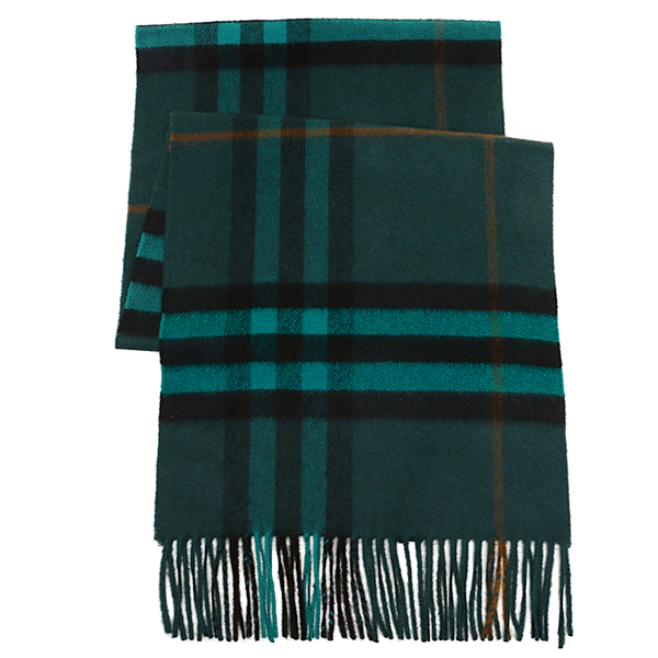 バーバリー&nbsp; マフラー BURBERRY 3978255 B4252 CLASSIC CASHMERE カシミア100％ 30×168cm DARK TEAL