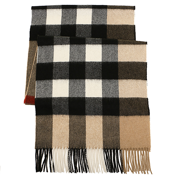 バーバリーマフラー  BURBERRY 3766775 2310C BIG CASHMERE カシミア100% 36×200cm CAMEL