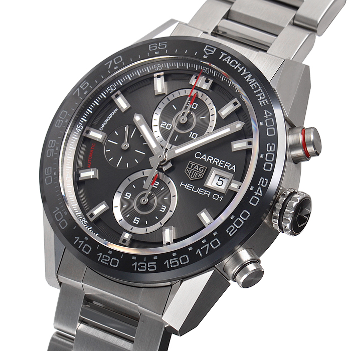 タグ・ホイヤー カレラ キャリバーホイヤー０１ ４３ｍｍ CAR201W.BA0714