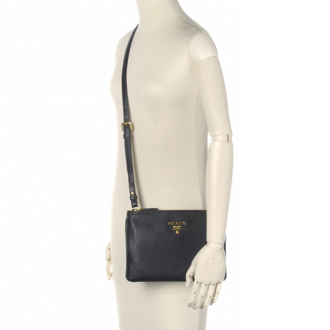プラダ PRADA 2017年春夏新作 カーフスキン ショルダーバッグ 1BH046 2BBE 002