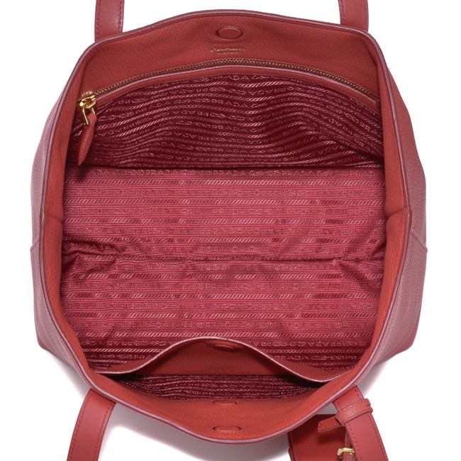 プラダ PRADA カーフスキン トートバッグ 1BG048 2BBE 011
