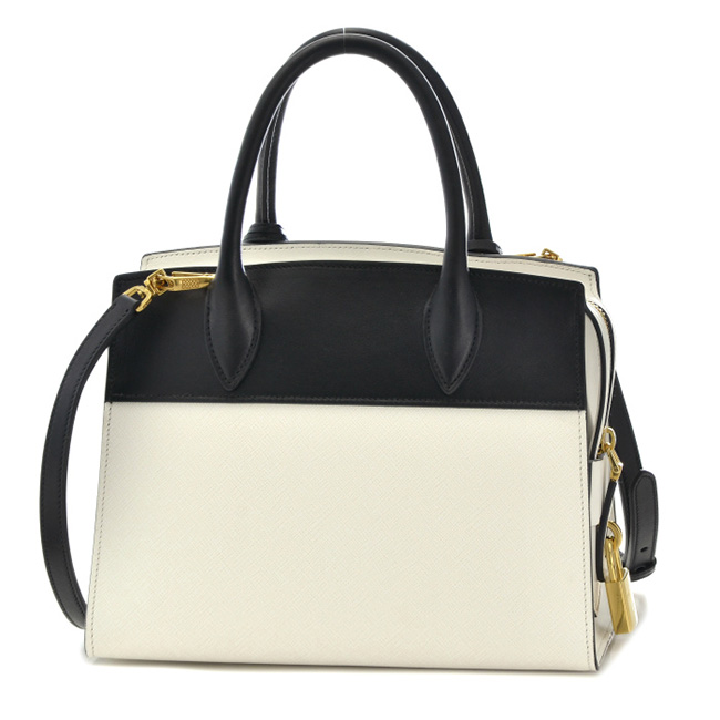 プラダ PRADA 型押しカーフスキン 2WAYハンドバッグ 1BA045 2EVU 964
