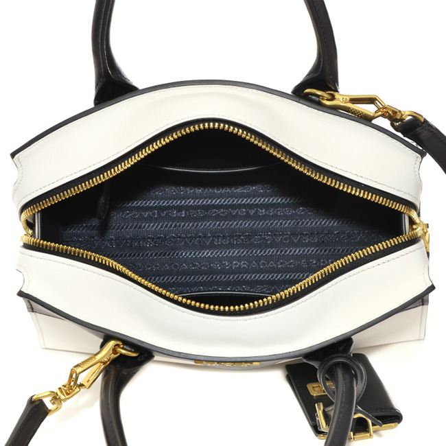 プラダ PRADA 型押しカーフスキン 2WAYハンドバッグ 1BA045 2EVU 964