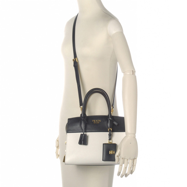 プラダ PRADA 型押しカーフスキン 2WAYハンドバッグ 1BA045 2EVU 964