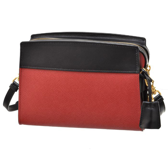 プラダ PRADA 型押しカーフスキン ショルダーバッグ 1BH043 2EVU C9F