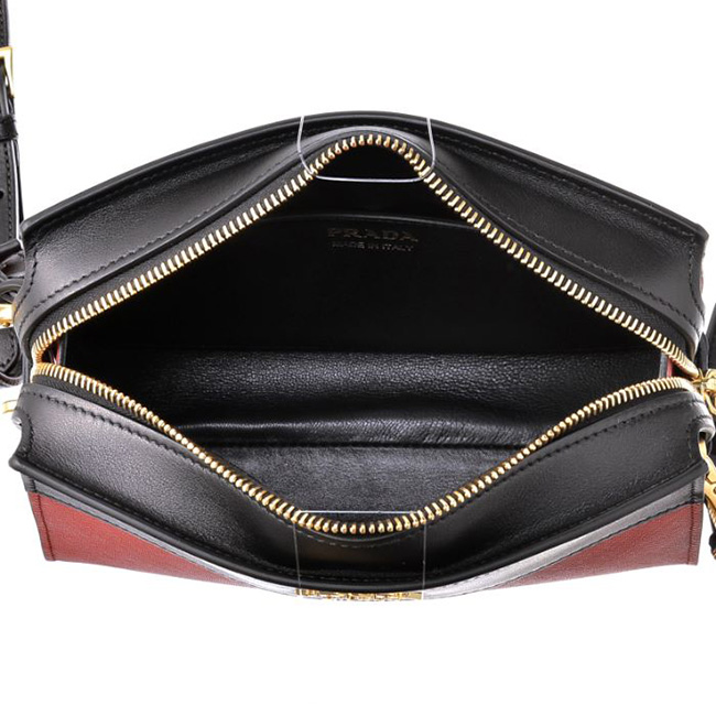 プラダ PRADA 型押しカーフスキン ショルダーバッグ 1BH043 2EVU C9F