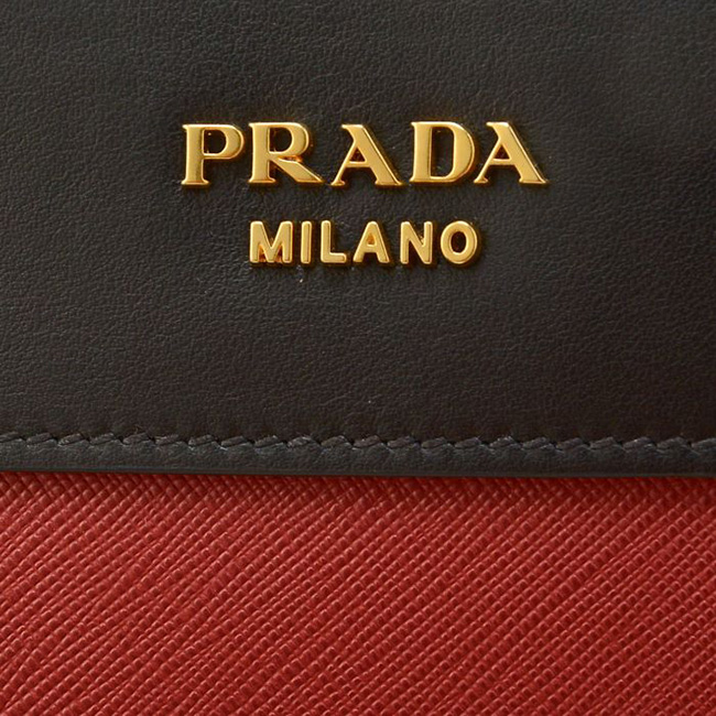 プラダ PRADA 型押しカーフスキン ショルダーバッグ 1BH043 2EVU C9F