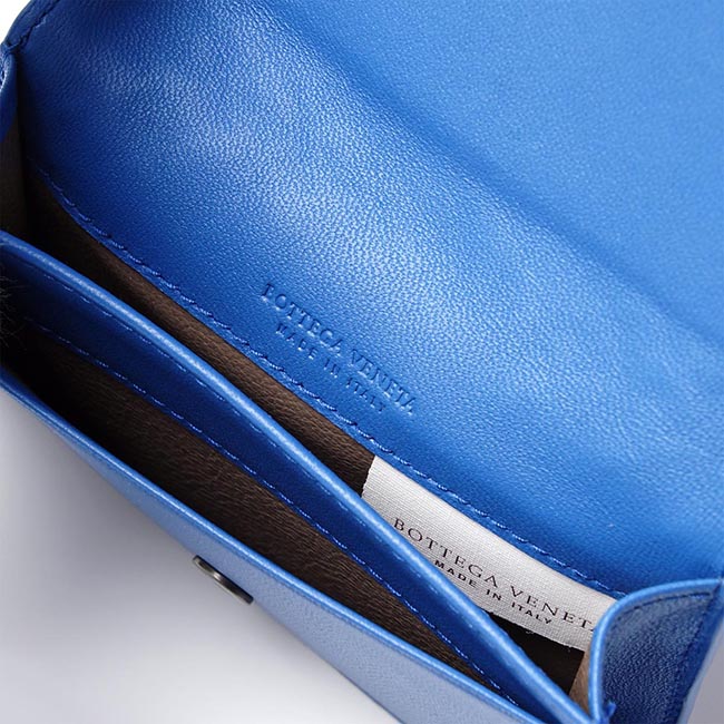ボッテガヴェネタ BOTTEGA VENETA カードケース 名刺入れ NAPPA ブルエット ブルー系 133945 v001u 4315 メンズ&レディース