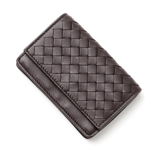 ボッテガヴェネタ BOTTEGA VENETA カードケース NAPPA エスプレッソ ブラウン系 133945 v001u 2006 メンズ&レディース