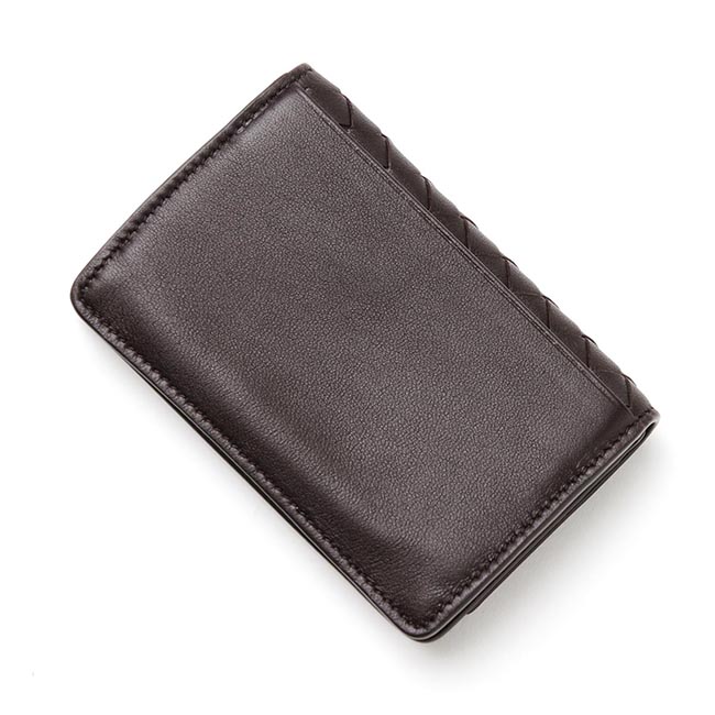 ボッテガヴェネタ BOTTEGA VENETA カードケース NAPPA エスプレッソ ブラウン系 133945 v001u 2006 メンズ&レディース