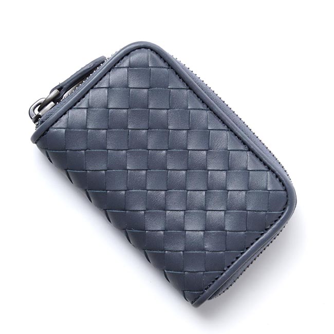 ボッテガヴェネタ BOTTEGA VENETA コインケース カードケース VN クリム ブルー系 114075 v4651 4710 メンズ