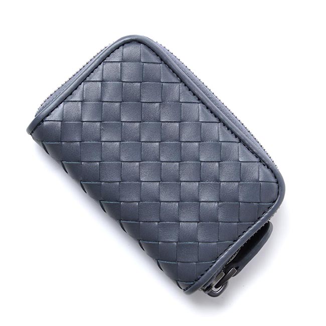 ボッテガヴェネタ BOTTEGA VENETA コインケース カードケース VN クリム ブルー系 114075 v4651 4710 メンズ