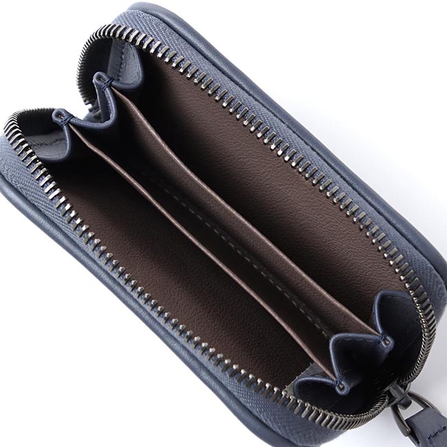 ボッテガヴェネタ BOTTEGA VENETA コインケース カードケース VN クリム ブルー系 114075 v4651 4710 メンズ