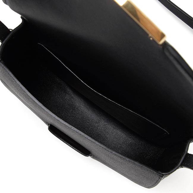 セリーヌショルダーバッグ/トロッター LEATHER /Black ブラック系 レディース17664 3zmb 38no