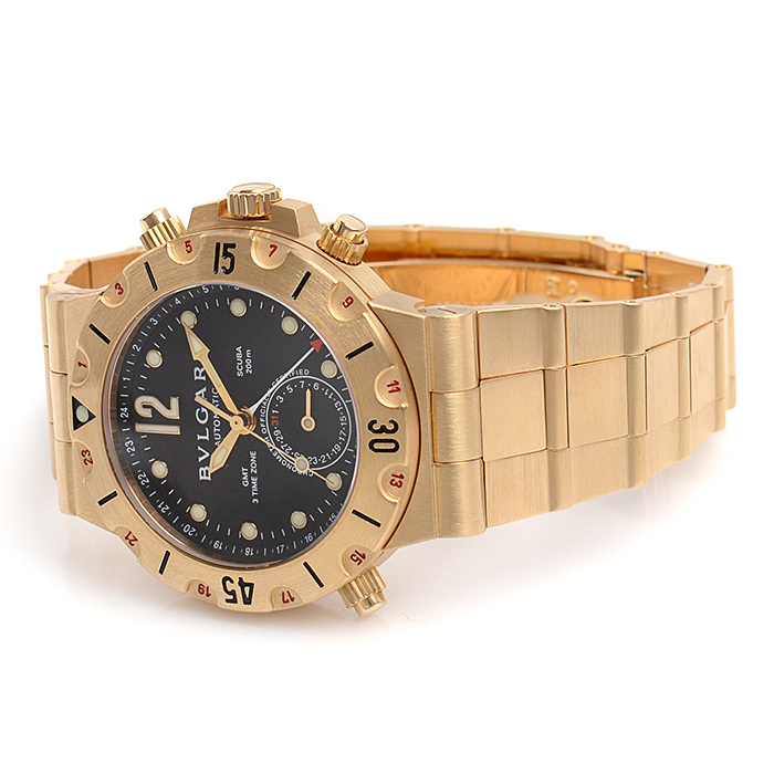 ブルガリ スクーバ ＧＭＴ SD38GGD GMT