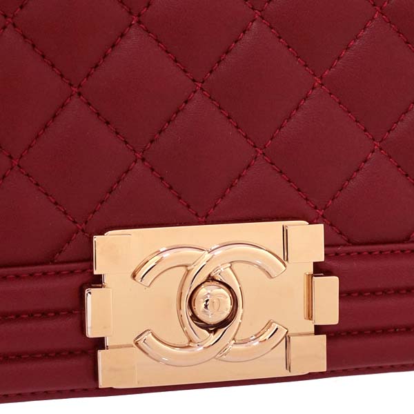 シャネル CHANEL ショルダーバッグ boy chanel A93199 W.RED