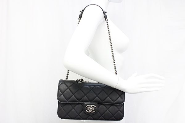 CHANEL（シャネル）　マトラッセ　チェーンショルダーバッグ『FLAP BAG』（NOIR/ブラック）A66434Y10949-NOIR