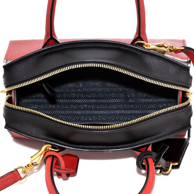 プラダ PRADA 型押しカーフスキン 2WAYハンドバッグ 1BA045 2EVU C9F