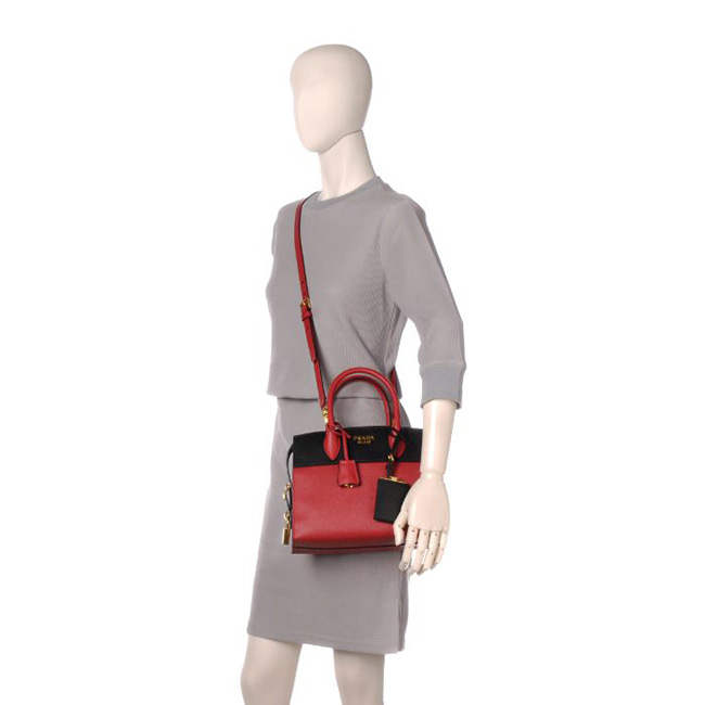 プラダ PRADA 型押しカーフスキン 2WAYハンドバッグ 1BA045 2EVU C9F