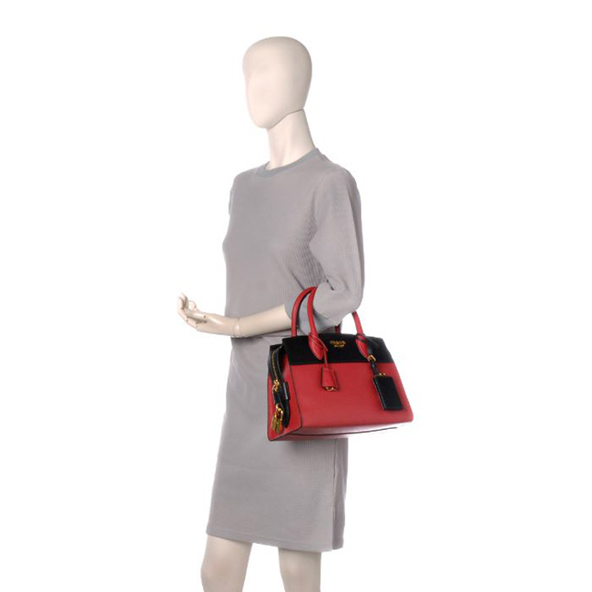 プラダ PRADA 型押しカーフスキン 2WAYハンドバッグ 1BA045 2EVU C9F 