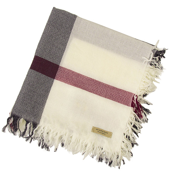 バーバリー  BURBERRY ストール COLOUR CK アイボリーチェック 3843960 AAPTS 1001B IVORY CHECK