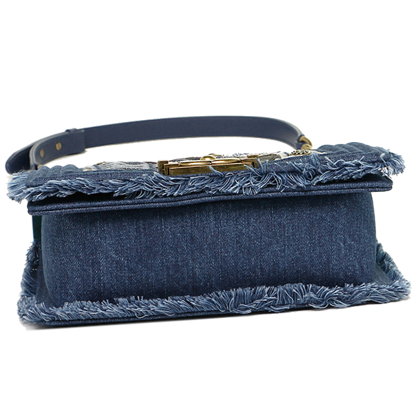 シャネル CHANEL バッグ ショルダーバッグ シャネル バッグ CHANEL A92866 Y10892 C2084 SMALL BOY CHAENL FLAP BAG ゴールド金具 デニム ショルダーバッグ DENIM 