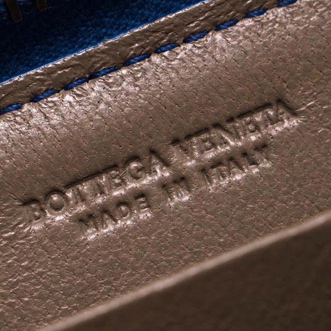 ボッテガヴェネタ BOTTEGA VENETA コインケース【小銭入れ】 イントレチャート 【INTRECCIATO】 ピーコックブルー 114075 V001N 4321 メンズ