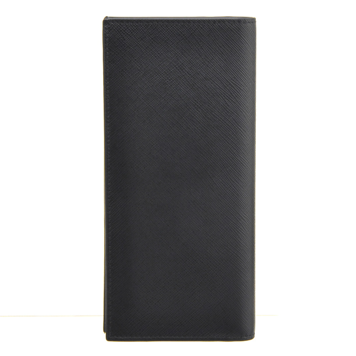 プラダ PRADA 財布 2017年秋冬新作 SAFFIANO サフィアーノ 二つ折り長財布 ブラック系 2MV836 2EGO VE3
