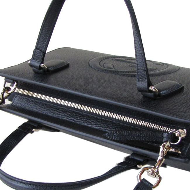 グッチ GUCCI 2WAY ハンドバッグ レディース ソーホー SOHO レザー ブラック A4サイズ 収納可能 431571 CAO0G 1000