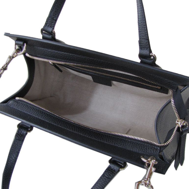 グッチ GUCCI 2WAY ハンドバッグ レディース ソーホー SOHO レザー ブラック A4サイズ 収納可能 431571 CAO0G 1000
