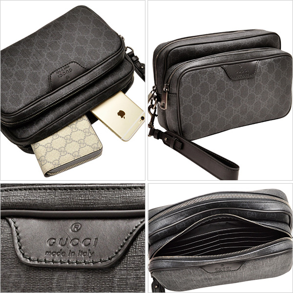グッチ/GUCCI メンズ グレー/ブラック 337082kgdhr1078 