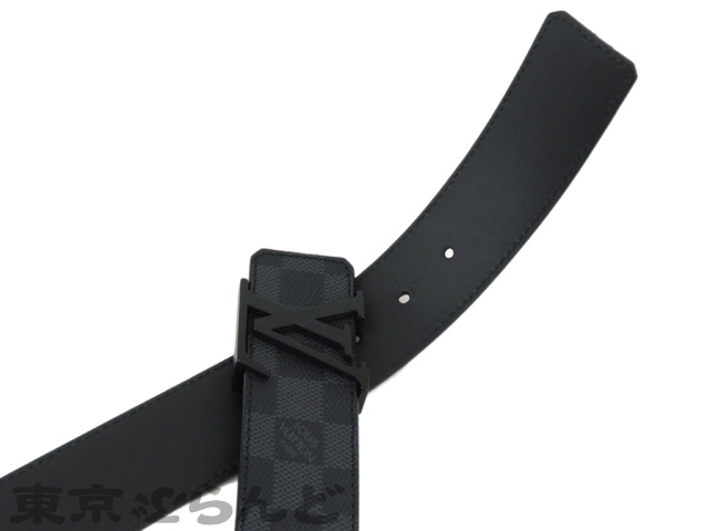 LOUIS VUITTONベルト M9808V　ダミエグラフィット　ブラック　ルイヴィトン サンチュール　LVイニシアル40MM