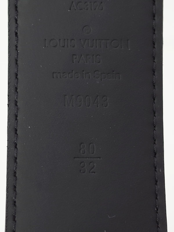 ルイヴィトン LOUIS VUITTON サンチュール LV イニシアル 40MM リバーシブル モノグラム M9043W