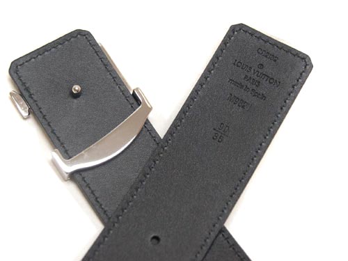 ルイヴィトンベルト　LOUIS VUITTON　ヴィトン　アクセサリー　LV　サンチュール・LV　イニシャル　40MM　モノグラム　シルバーバックル　M9821U