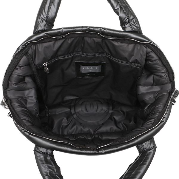 シャネル トートバッグ レディース CHANEL A91937 Y82703 94305 ブラック シルバー