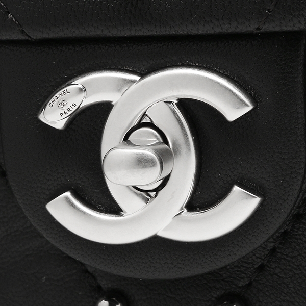 シャネル ショルダーバッグ レディース CHANEL A91954 Y82679 94305 ブラック シルバー