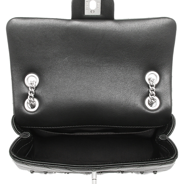 シャネル ショルダーバッグ レディース CHANEL A91954 Y82679 94305 ブラック シルバー